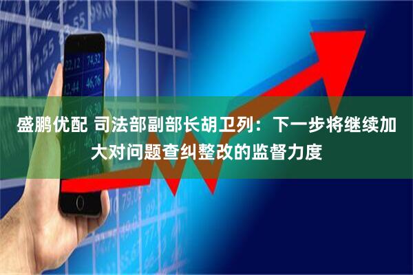 盛鹏优配 司法部副部长胡卫列：下一步将继续加大对问题查纠整改的监督力度