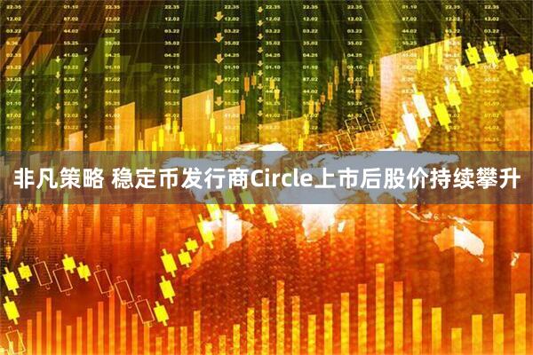 非凡策略 稳定币发行商Circle上市后股价持续攀升