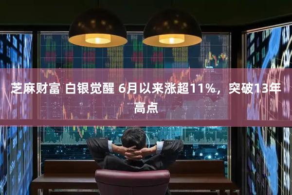 芝麻财富 白银觉醒 6月以来涨超11%，突破13年高点