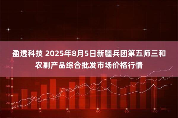 盈透科技 2025年8月5日新疆兵团第五师三和农副产品综合批发市场价格行情